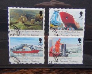British Antarctic Territory 1991 Maiden Voyage of James Clark Ross Ship set Used