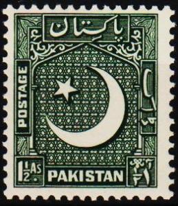 Pakistan. 1948 1 1/2a S.G.28 Mounted Mint