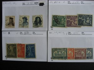 Portugal used stamps assembled in 25 sales cards, check them out