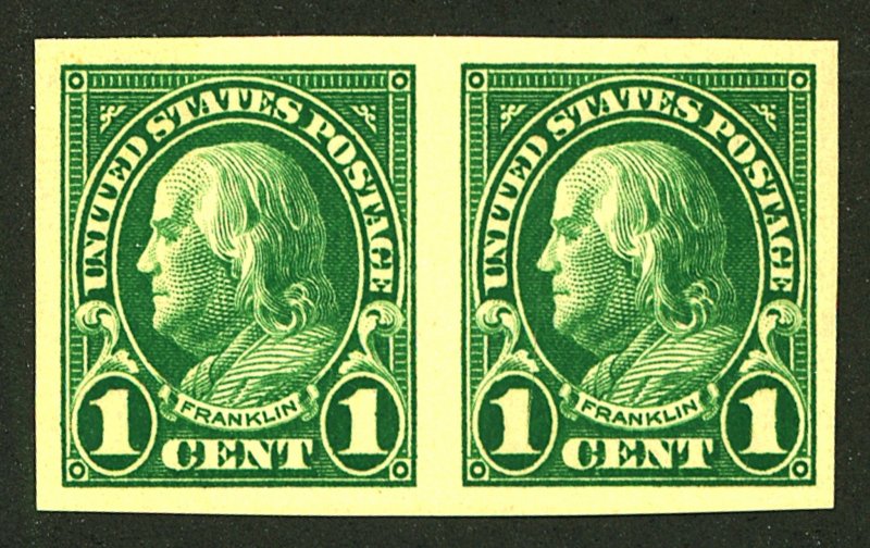 U.S. #575 MINT PAIR OG NH