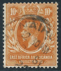 East Africa and Uganda Protectorates, Sc #43, 10c Used