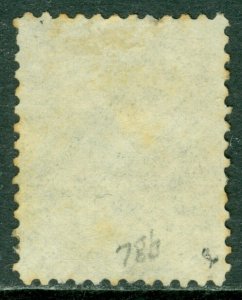 EDW1949SELL : USA 1862 Scott #70 Used with nice cancel PSAG Certificate Cat $275