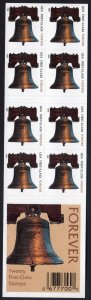 Scott #4126b Liberty Bell Booklet of 20 Forever Stamps - MNH 2008