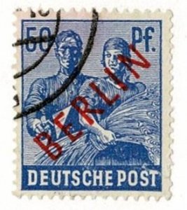 Germany #9N30 50pf red BERLIN