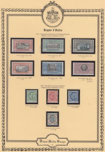 Italy Regno - Investment Collection Vittorio Em. III - cv 5800$ -1923-1926 MNH**