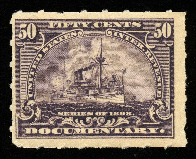 B272 U.S. Revenue Scott R171 50-cent Battleship, mint OG  never hinged