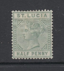 St. Lucia, Scott 27a (SG 31), MNG (no gum)