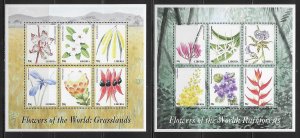 Liberia Stamp World 2425-2442 Flowers of the Rainforests MNH