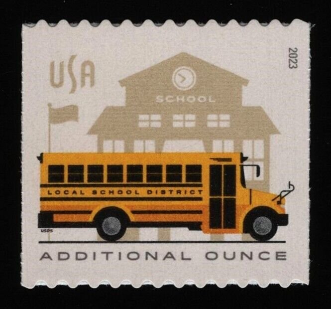 #5740-5741 School Bus, Singles, Mint **ANY 5=FREE SHIPPING**