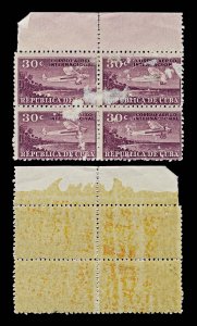 4535: Cuba SG376 Correo Aereo Internacional Part Set. 1931. Sc# C4 Mi80 MNH M...