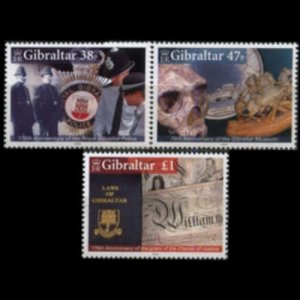 GIBRALTAR 2005 - Scott# 1018-20 Events Set of 3 NH