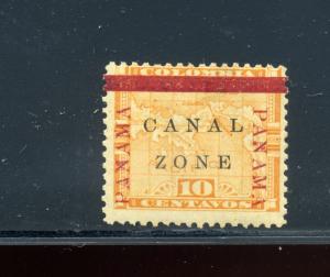 Canal Zone Scott #13 Overprint Mint Stamp Antique 'Z' of Zone Var. (#CZ13-65)