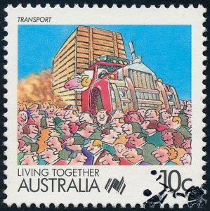 Australia 1988 10c Living Together - Transport SG1116 Fine Used 2