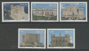 MALTA SG1499/503 2006 MALTESE CASTLES & TOWERS MNH