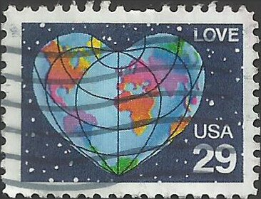 heart shaped stamp