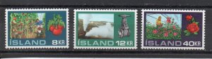 Iceland 443-445 MNH