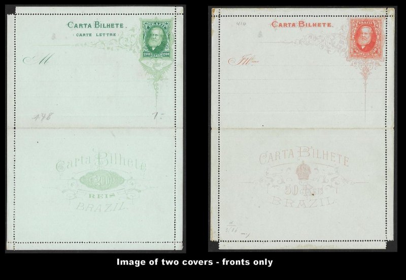 BRAZIL (115+ Pcs) Very Old Postal Stationery Collection c1880s to 1930s