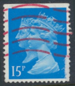 GB   1st Machin  SG 1467  ex booklet Used  SC# MH190  see scans