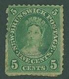 New Brunswick SC#8 Queen Victoria 2c Used