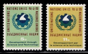 United Nations UN Scott 114-115 Stamp MH*