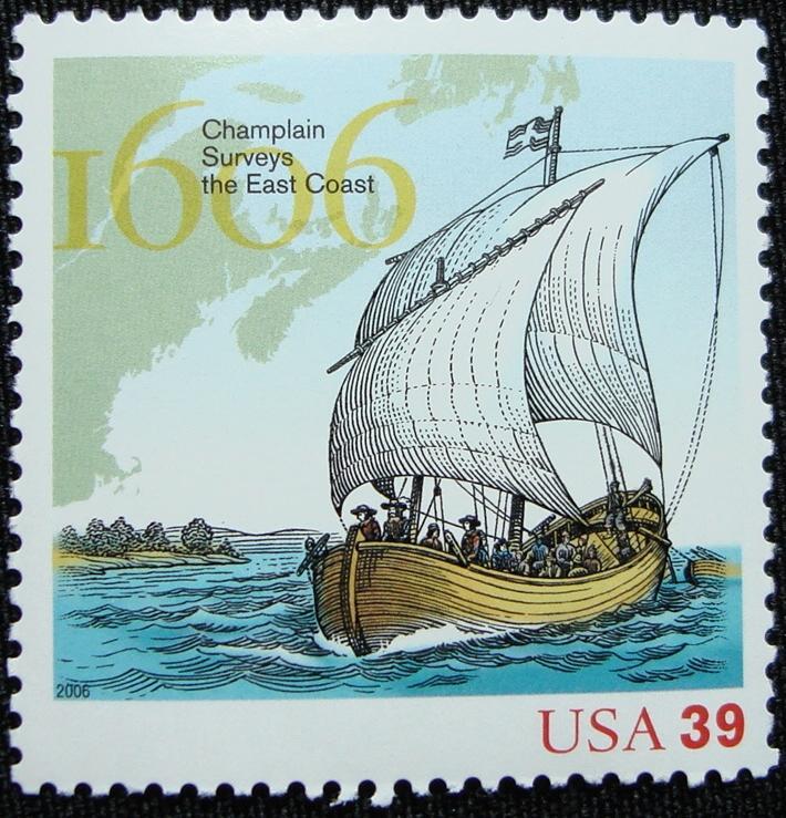 US 2006 , MNH Single, Samuel De Champlain # 4073