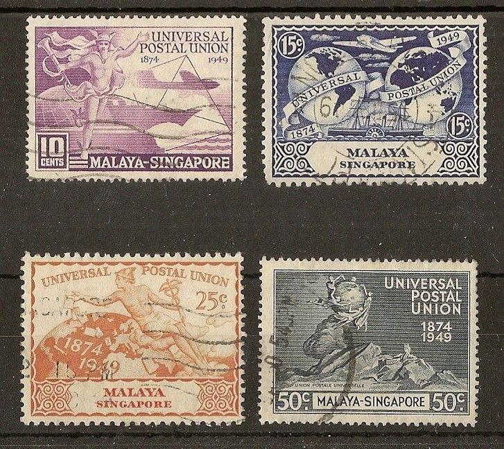 Singapore 1949 UPU Set Fine Used