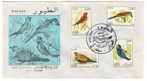 Algeria 1976 FDC Stamps Scott 563-566 Birds