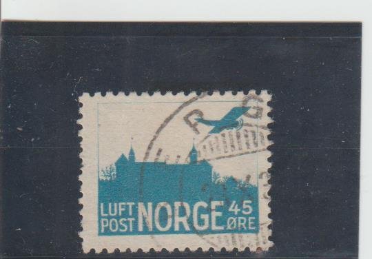 Norway  Scott#  C1  Used  (1934 Airplane over Akershus Castle)