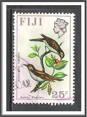 Fiji #315 Birds & Flowers Used