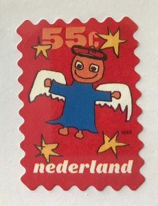 Netherlands 1999 Scott 1041r used -55c,   drawing, Angel flying