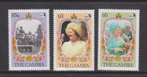 Gambia Scott # 556-58  MNH