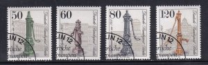 Germany Berlin #9N480-9N483 cancelled 1983 street pumps and fire hydrants