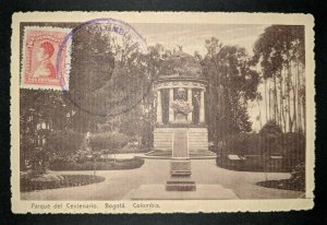 1923 Centenario Park Bogota Columbia East Indies Real Picture Postcard Cover