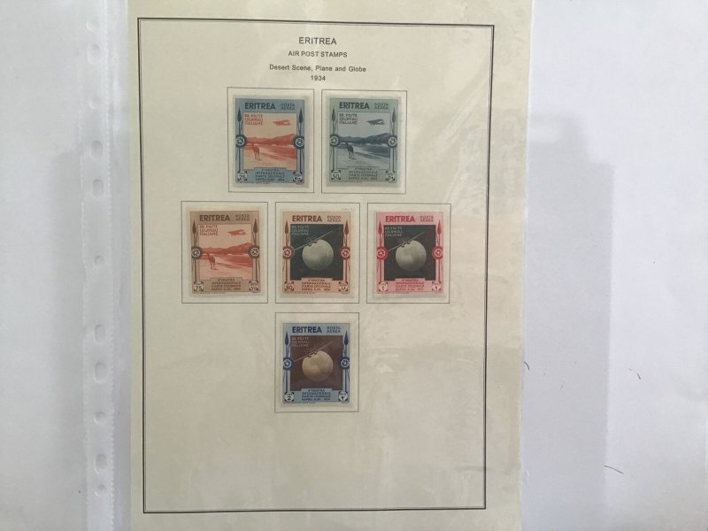 Eritrea Air Post   stamps 1934 stamps page  R30220