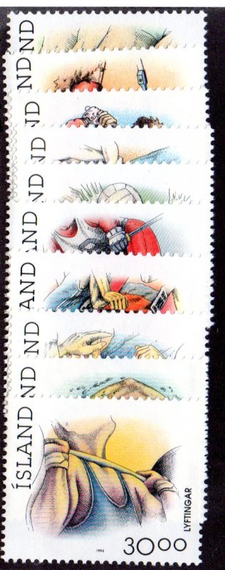 ICELAND 700-711B MNH SCV $9.80 BIN $5.90 SPORTS