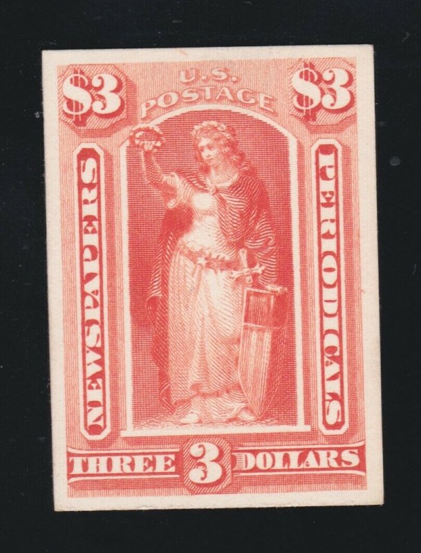 US PR25P4 Newspaper Periodical Proof on Card XF NH SCV $15