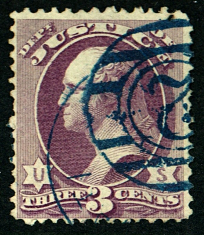 U.S. #O27 USED