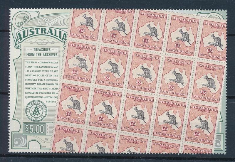 [73911] Australia 2004 Treasures National Archive Kangaroo Stampsons Stamps MNH