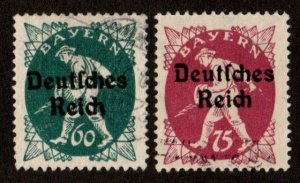 German States - Bavaria #263-264 used