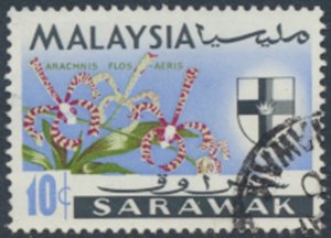 Malaysia    SC# 232   Used  Flowers   see details & scans