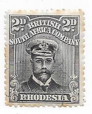 Rhodesia #122 2 p black    (U) CV $9.00
