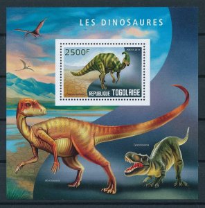 [106351] Togo 2014 Prehistoric animals dinosaurs Tyrannosaurus Sheet MNH