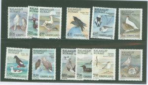 Greenland #177-188  Single (Complete Set)