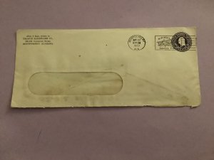 U.S Teague Hardware Co Montgomery Alabama 1933 Pre Paid Stamp Cover R50711