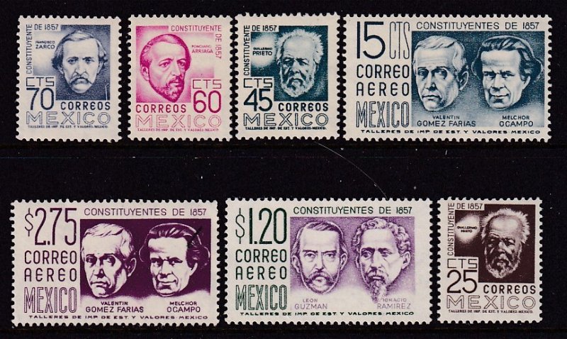 Mexico 897A-900,C236-C237A MNH VF