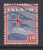 Iceland sc#228 1939 10a Flag used