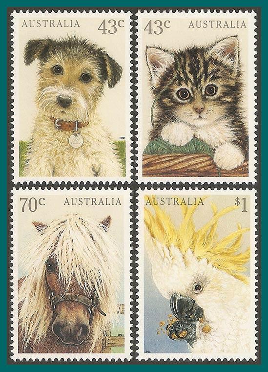 Australia 1991 Pets, Animals, MNH 1222-1225,SG1299-SG1302