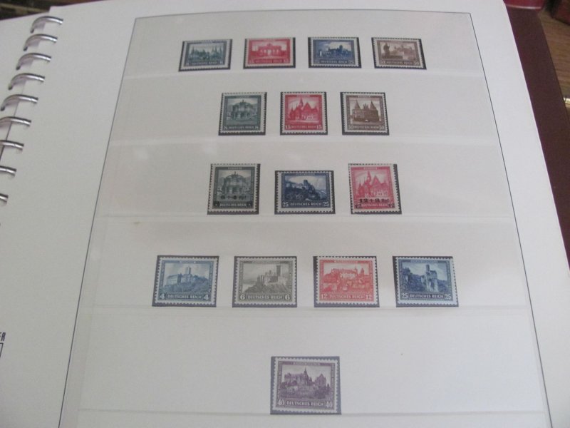 GERMANY MNH 1924-1945 LIGHTHOUSE ALBUM  ALMOST COMPLETE XF (164) SEE DESCRIPTION