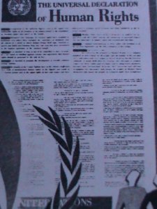 ​UNITED NATIONS-1968 INTERNATIONAL HUMAN RIGHTS YEAR-1ST DAY COVER-USED: VF