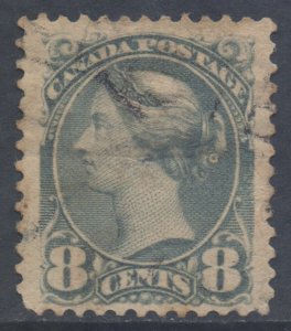 Canada Scott 44a - SG118 1893 Victoria 8c used